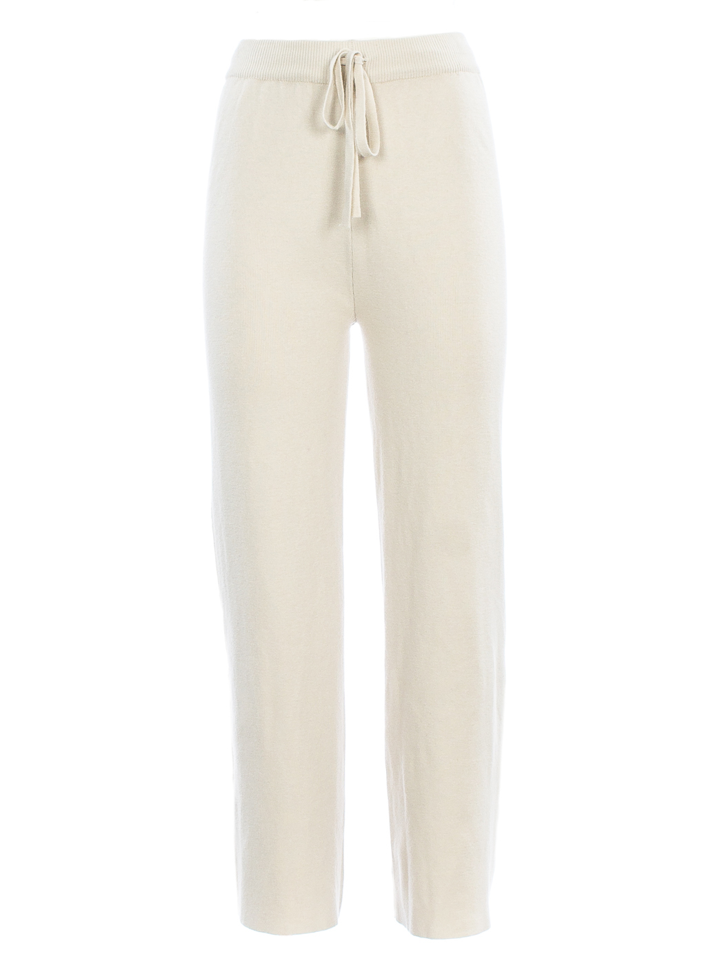 PANTALONE IN MAGLIA CALATA, TG UNICA - BEIGE